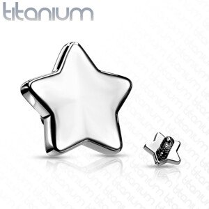 Titánium pót implantátumfej, csillag 4 mm, vastagság 1,6 mm