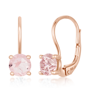 SOFIA arany fülbevaló rózsaszín arannyal  fülbevaló CK32000075856