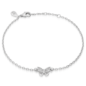 SOFIA ezüst pillangós karkötő  karkötő IS028BR367RHWH