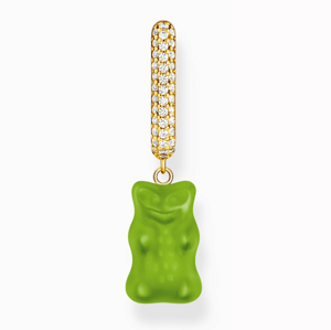 THOMAS SABO x HARIBO darab fülbevaló Zöld aranymedve  fülbevaló CR727-414-6