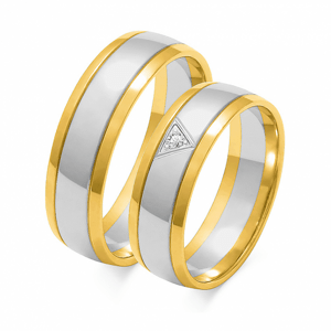 SOFIA férfi arany karikagyűrű  karikagyűrű ZSOE-37MYG+WG