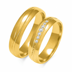 SOFIA arany női gyűrű  karikagyűrű ZSA-131WYG