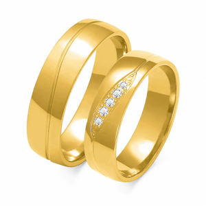 SOFIA arany női gyűrű  karikagyűrű ZSA-126WYG