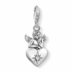 THOMAS SABO Guardian angel with heart silver charm medál  medál 1735-643-14