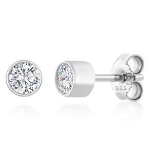 SOFIA DIAMONDS arany fülbevaló gyémántokkal 2 x 0,075 ct  fülbevaló UDER26660W-H-I1