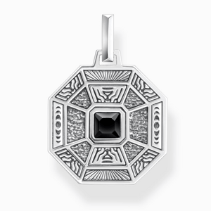 THOMAS SABO medál Lucky charm with black onyx silver  medál PE950-507-11