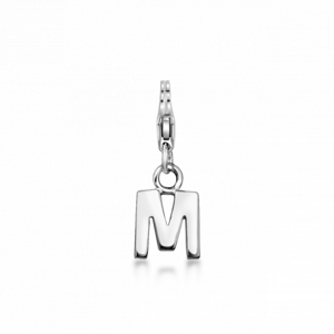 SOFIA ezüst charm medál M betű  medál AEIC2486/R