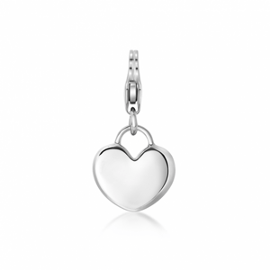 SOFIA ezüst charm medál szív  medál AEIC2538/R