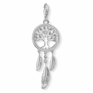 THOMAS SABO charm medál Dreamcatcher Tree silver  medál 1845-051-14