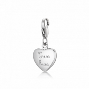 SOFIA ezüst charm medál szív  medál AEIC2936/R
