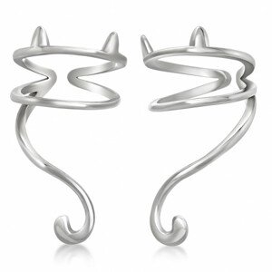 SOFIA ezüst fülgyűrű macskák  fülbevaló COEOA97551