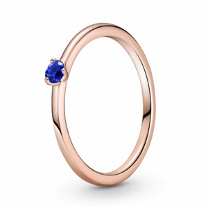 PANDORA aranyozott Kék szoliter gyűrű  gyűrű 189259C04