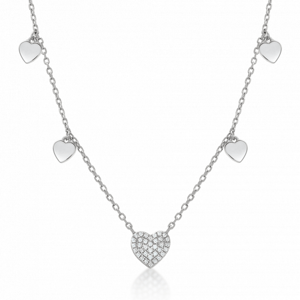 SOFIA ezüst nyaklánc szívvel  nyaklánc CONZB85694