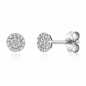 SOFIA DIAMONDS arany fülbevaló gyémánttal 0,10 ct  fülbevaló UDER23017W-H-I1