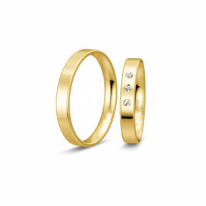 BREUNING arany karikagyűrűk  karikagyűrű BR48/04402YG+BR48/14402YG