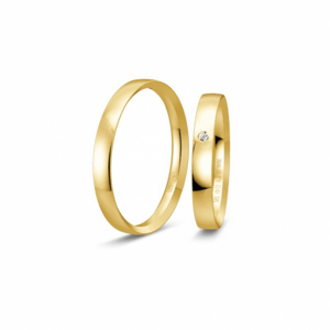 BREUNING arany karikagyűrűk  karikagyűrű BR48/04415YG+BR48/14415YG