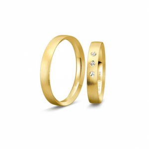 BREUNING arany karikagyűrűk  karikagyűrű BR48/04416YG+BR48/14416YG