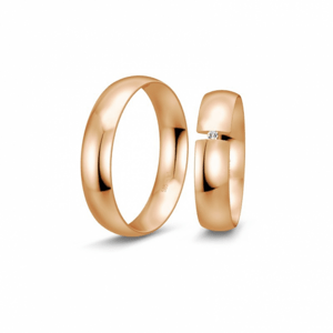 BREUNING arany karikagyűrűk  karikagyűrű BR48/04409RG+BR48/14409RG