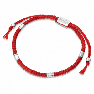 SOFIA textil vörös karkötő  karkötő KA4-SOF002