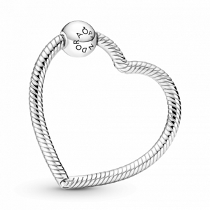 PANDORA Moments szív alakú ezüst charmtartó  medál 399505C00