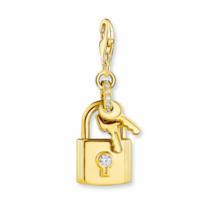 THOMAS SABO medál Lock with key gold  medál 1876-414-14